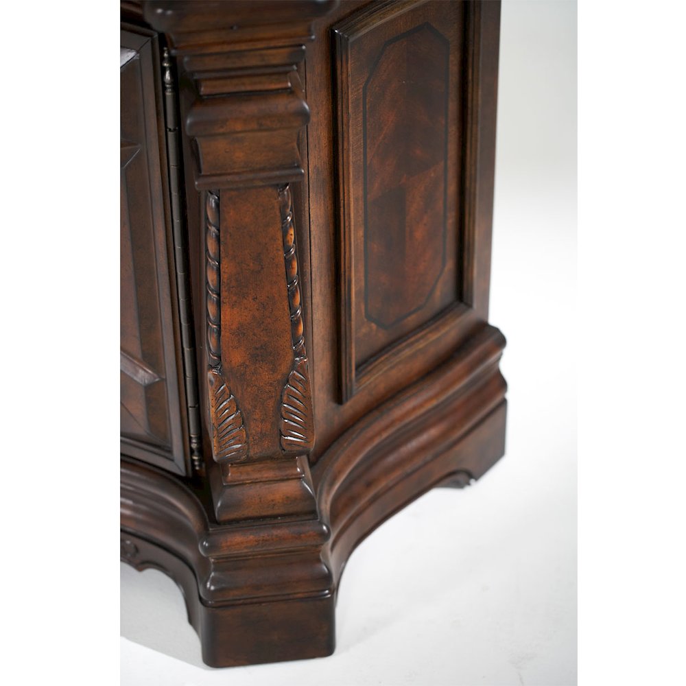 Windsor Court China Cabinet - Vintage Fruitwood