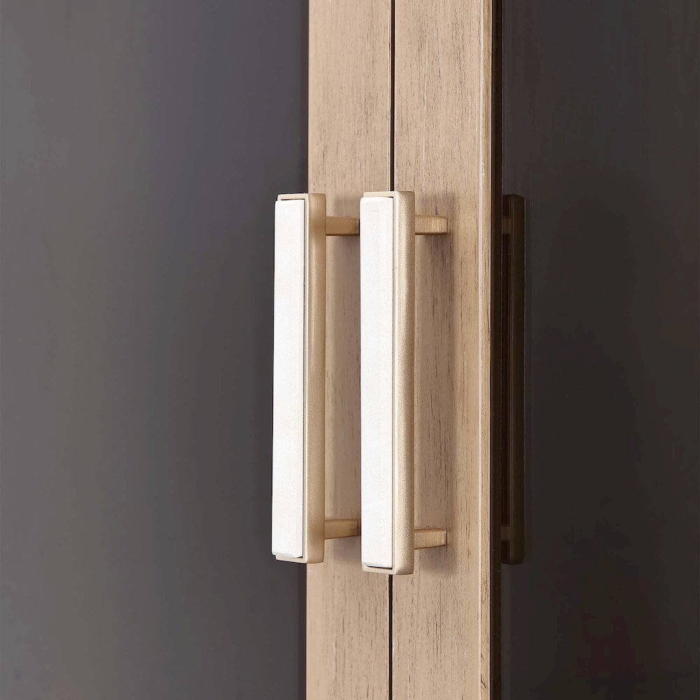 West Kensington Display Cabinet - Sea Salt Caramel
