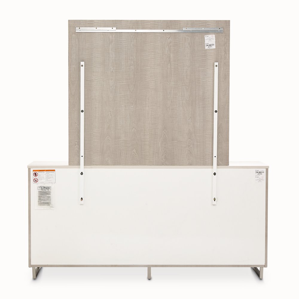 Marin Dresser with Mirror Set - Greige