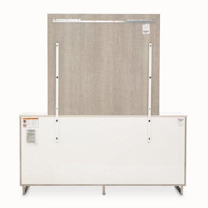 Marin Dresser with Mirror Set - Greige