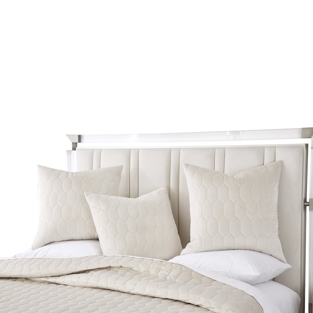 Niagara 4-Piece King Quilt Set - Sand