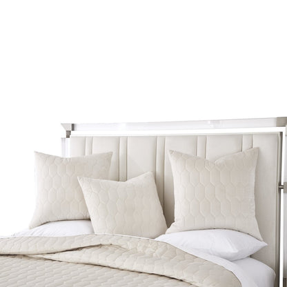 Niagara 4-Piece King Quilt Set - Sand