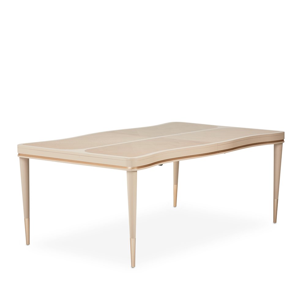 Malibu Crest Rectangular Dining Table - Blush
