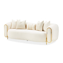 Sassani Sofa - Crepe/Gold