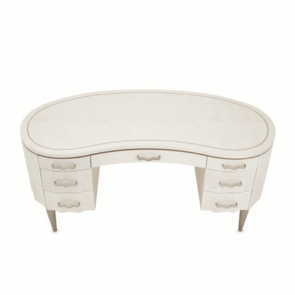 London Place Desk - Creamy Pearl