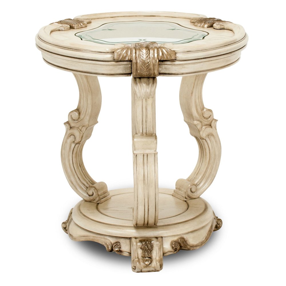 Platine de Royale Chair Side Table - Champagne