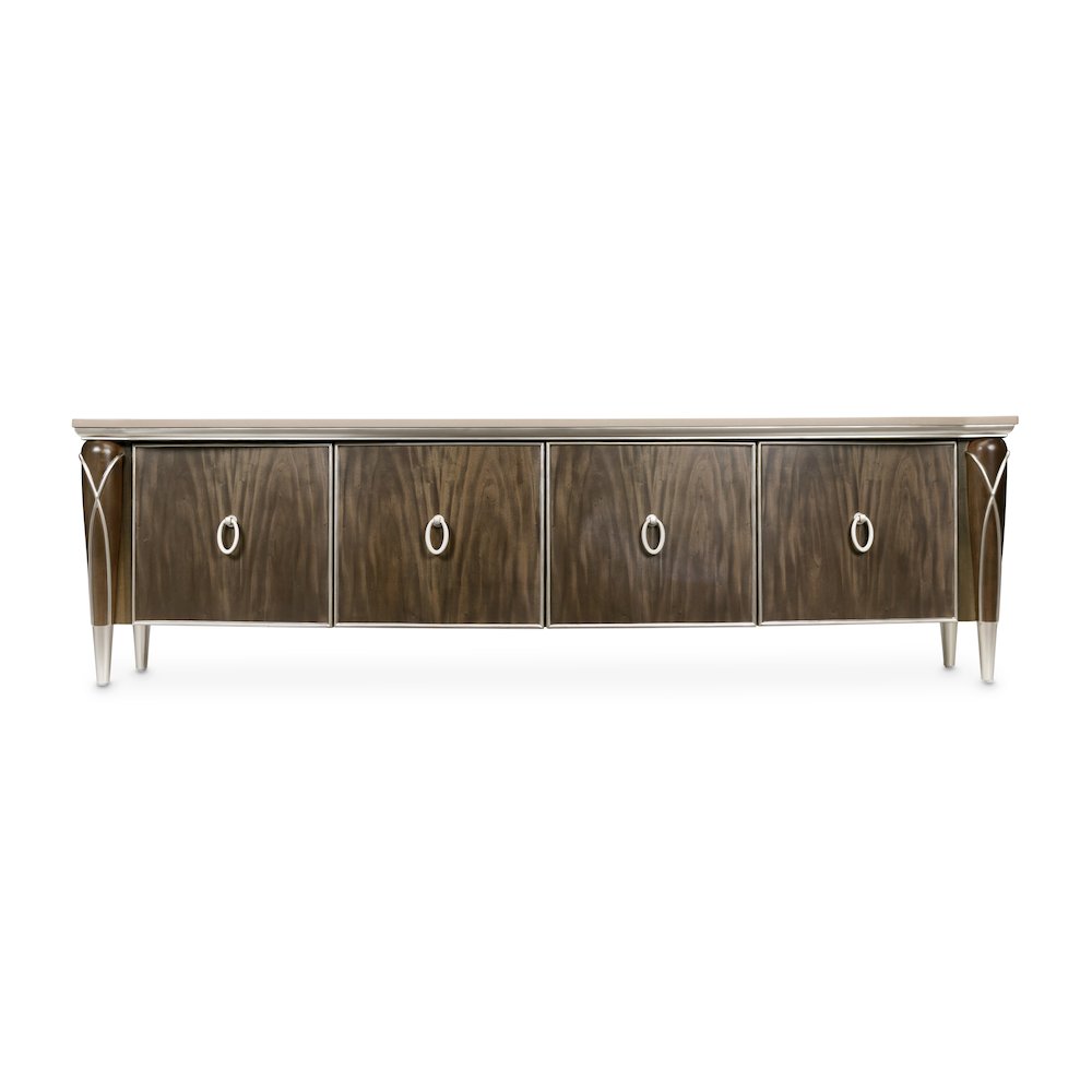Villa Cherie Media Cabinet - Hazelnut