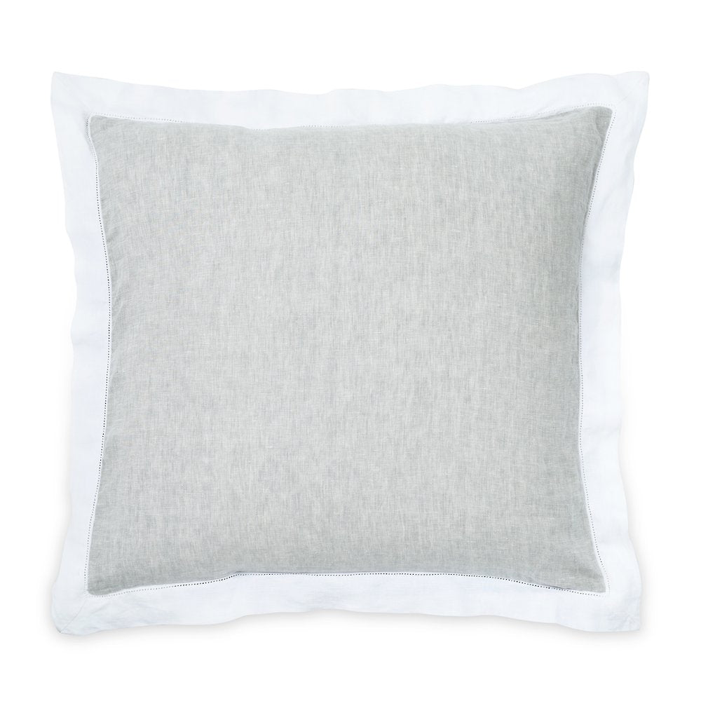 Atina 7-Piece King Linen Duvet Set - Gray