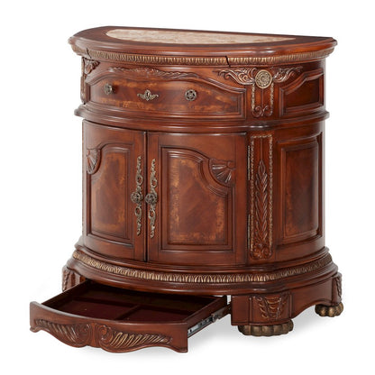 Cortina Bedside Chest - Honey Walnut