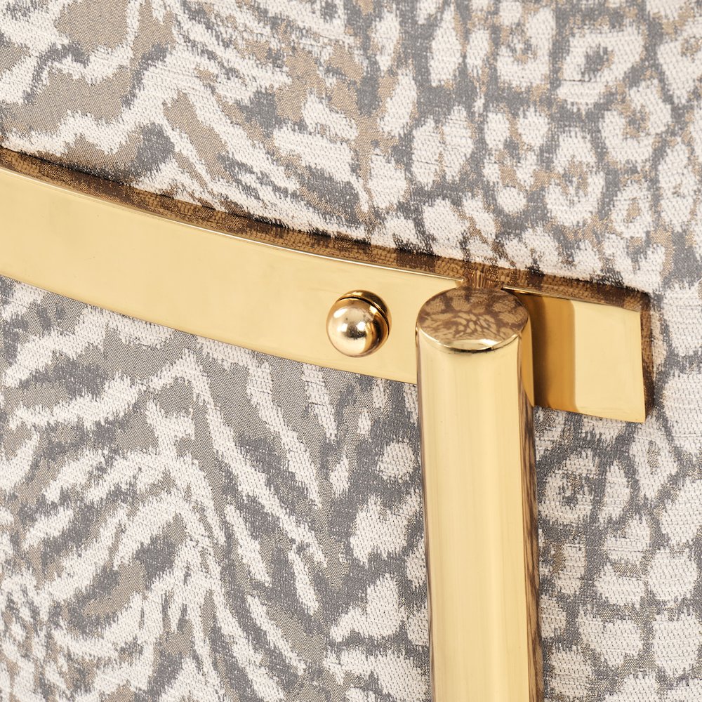 Lisbon Loveseat - Opal/Gold
