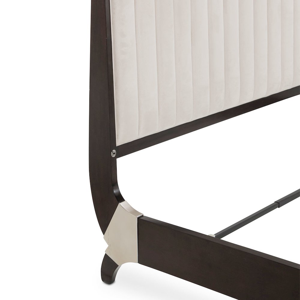 Paris Chic Cal. King Sleigh Bed - Espresso