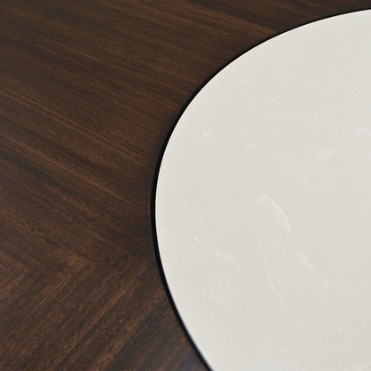 Paris Chic 60" Round Dining Table - Espresso