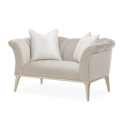 Yvette Chair and a Half - Porcini/Medium Champagne