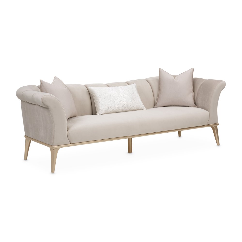 Yvette Sofa - Porcini/Medium Champagne