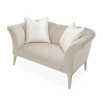 Yvette Chair and a Half - Porcini/Medium Champagne