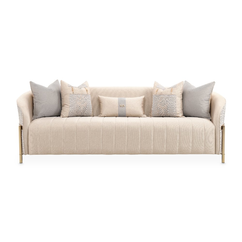 Lisbon Sofa - Opal/Gold