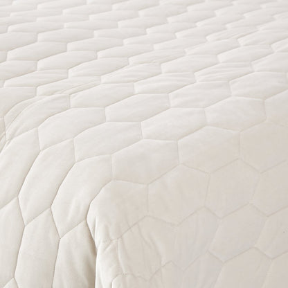 Niagara 4-Piece King Quilt Set - Sand