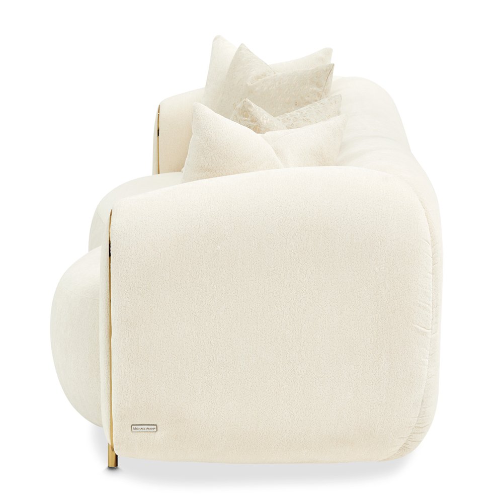 Sassani Sofa - Crepe/Gold