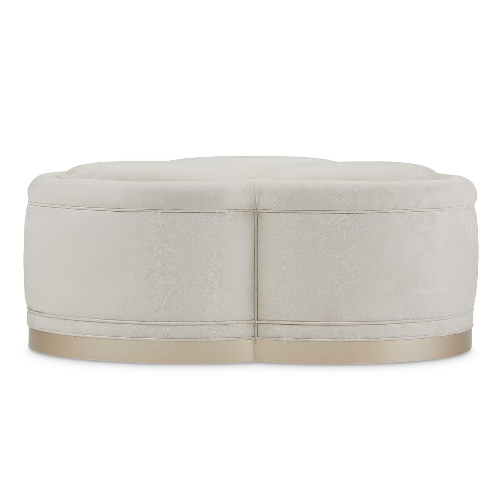 Malibu Crest Cocktail Ottoman - Chardonnay