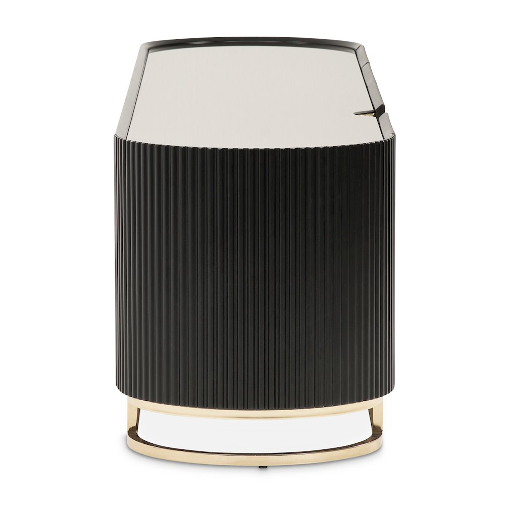 Lisbon Media Cabinet - Silken Matte Black