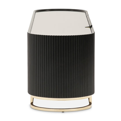 Lisbon Media Cabinet - Silken Matte Black