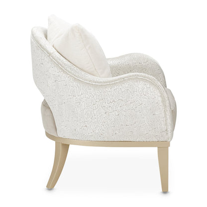 Yvette Accent Chair - Porcini/Medium Champagne