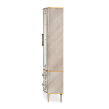 St. Charles Display Cabinet - Dove Gray
