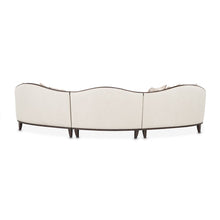 Camellia Field 3-Piece Chenille Sofa - Linen/Warm Pecan
