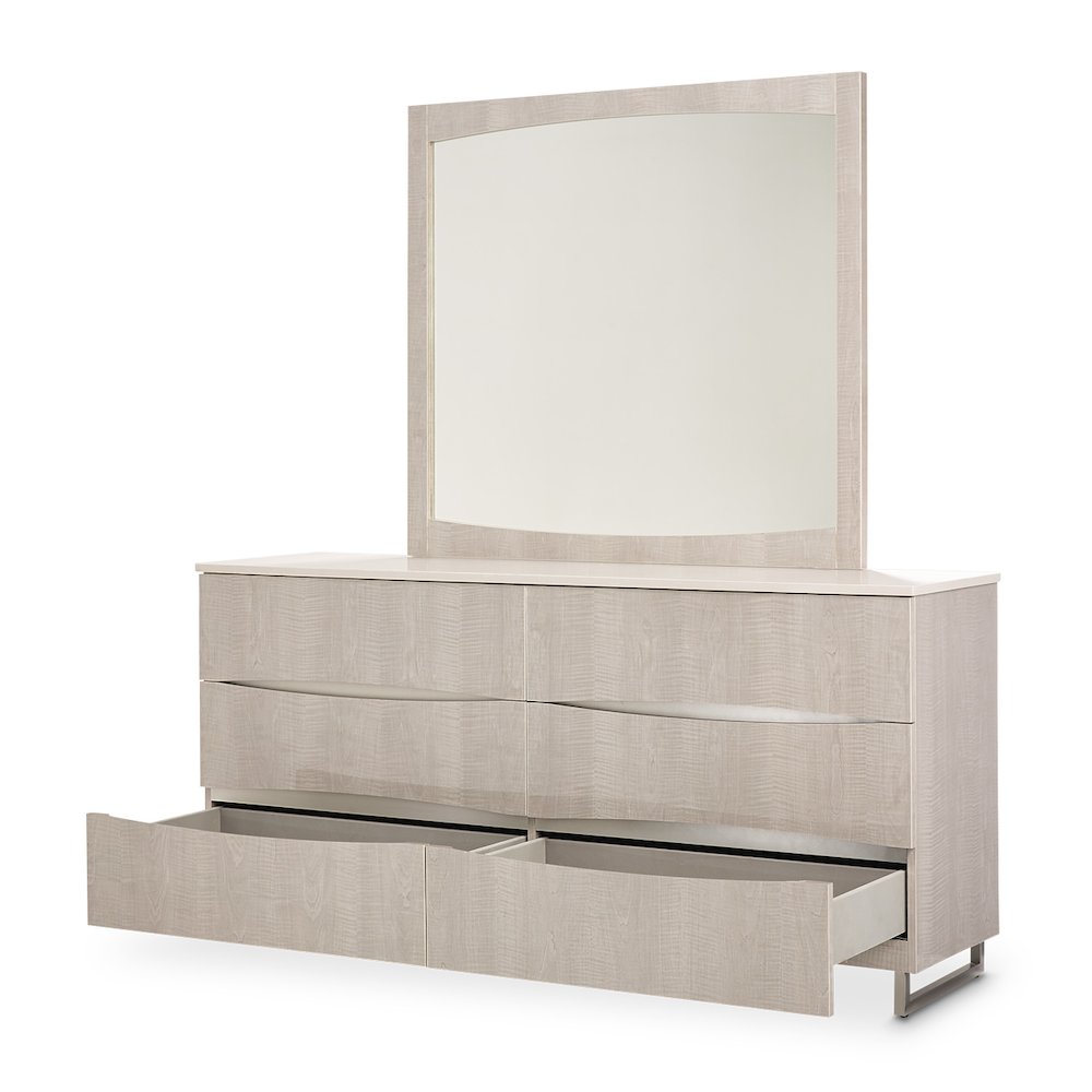 Marin Mirror - Greige