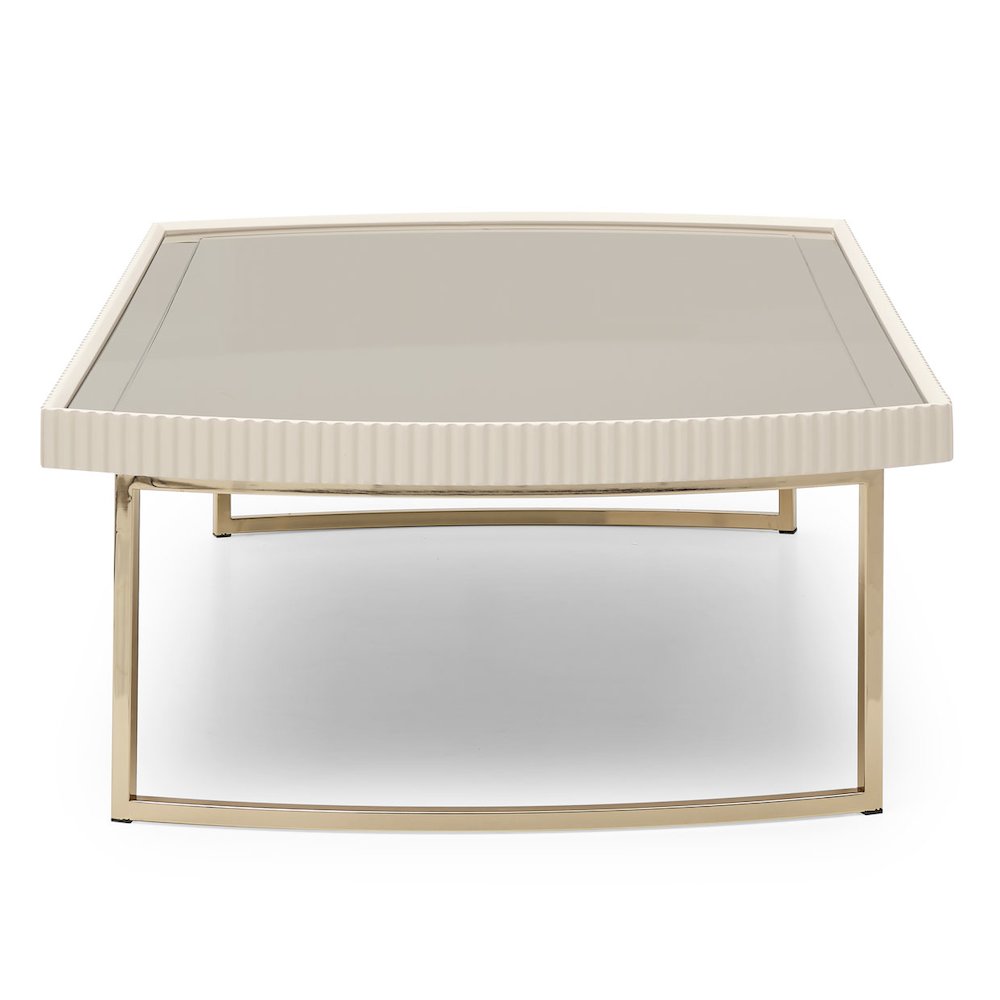 Lisbon Cocktail Table - Silken Matte Cream