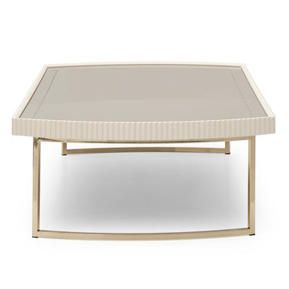 Lisbon Cocktail Table - Silken Matte Cream