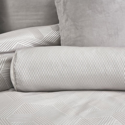 Nouveau 9-Piece Queen Duvet Set - Dove