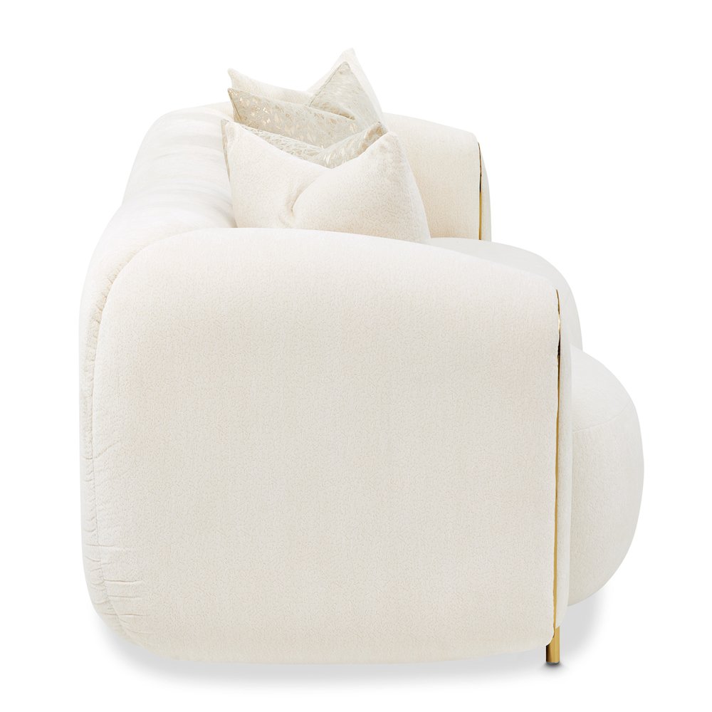 Sassani Sofa - Crepe/Gold