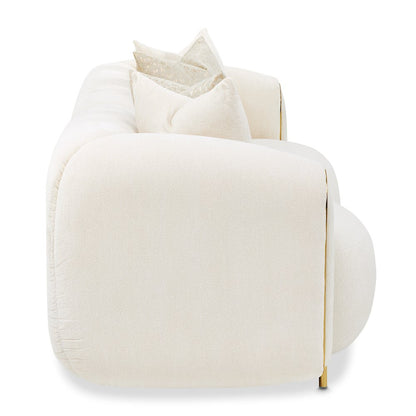 Sassani Sofa - Crepe/Gold
