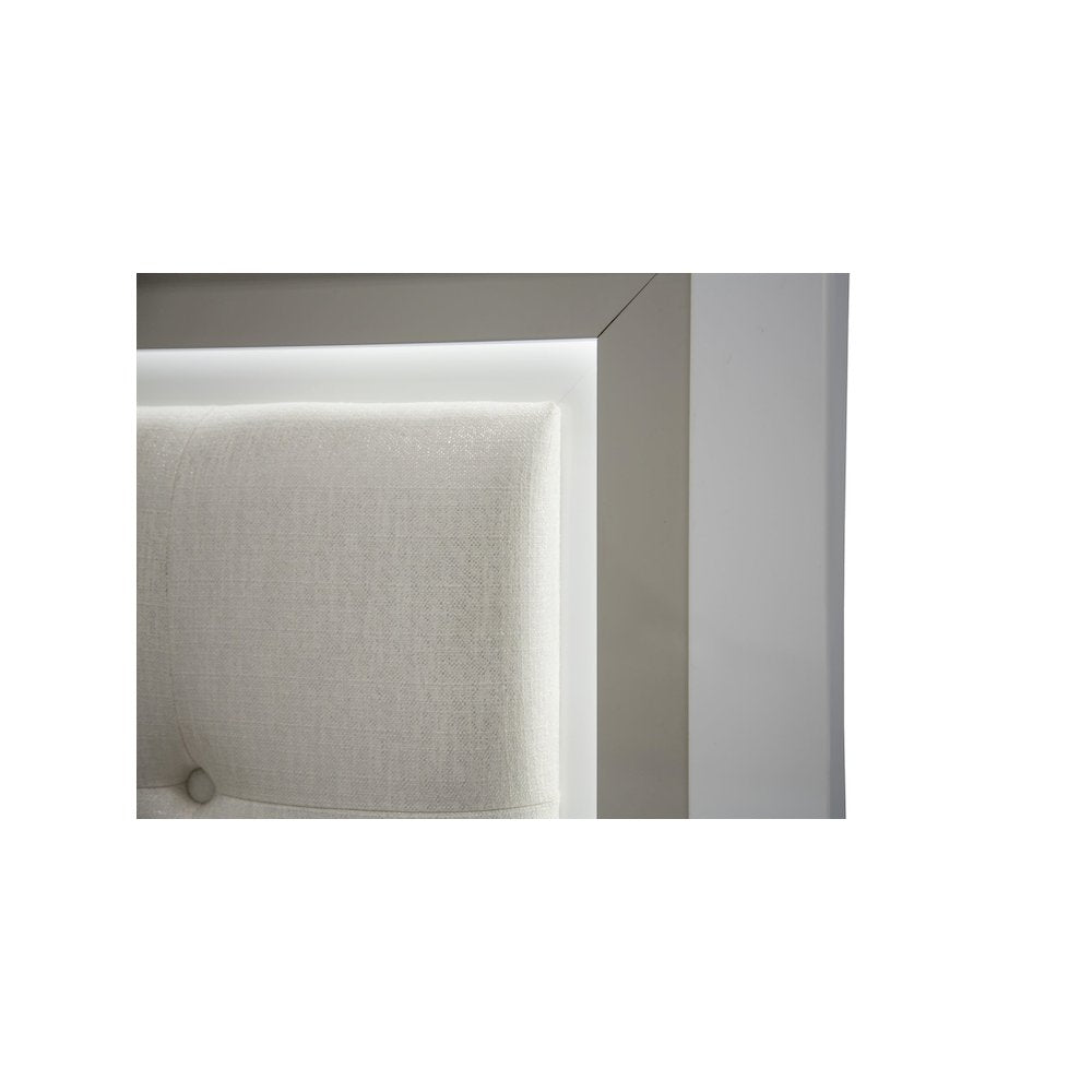 Sky Tower Cal. King Bed - Cloud White