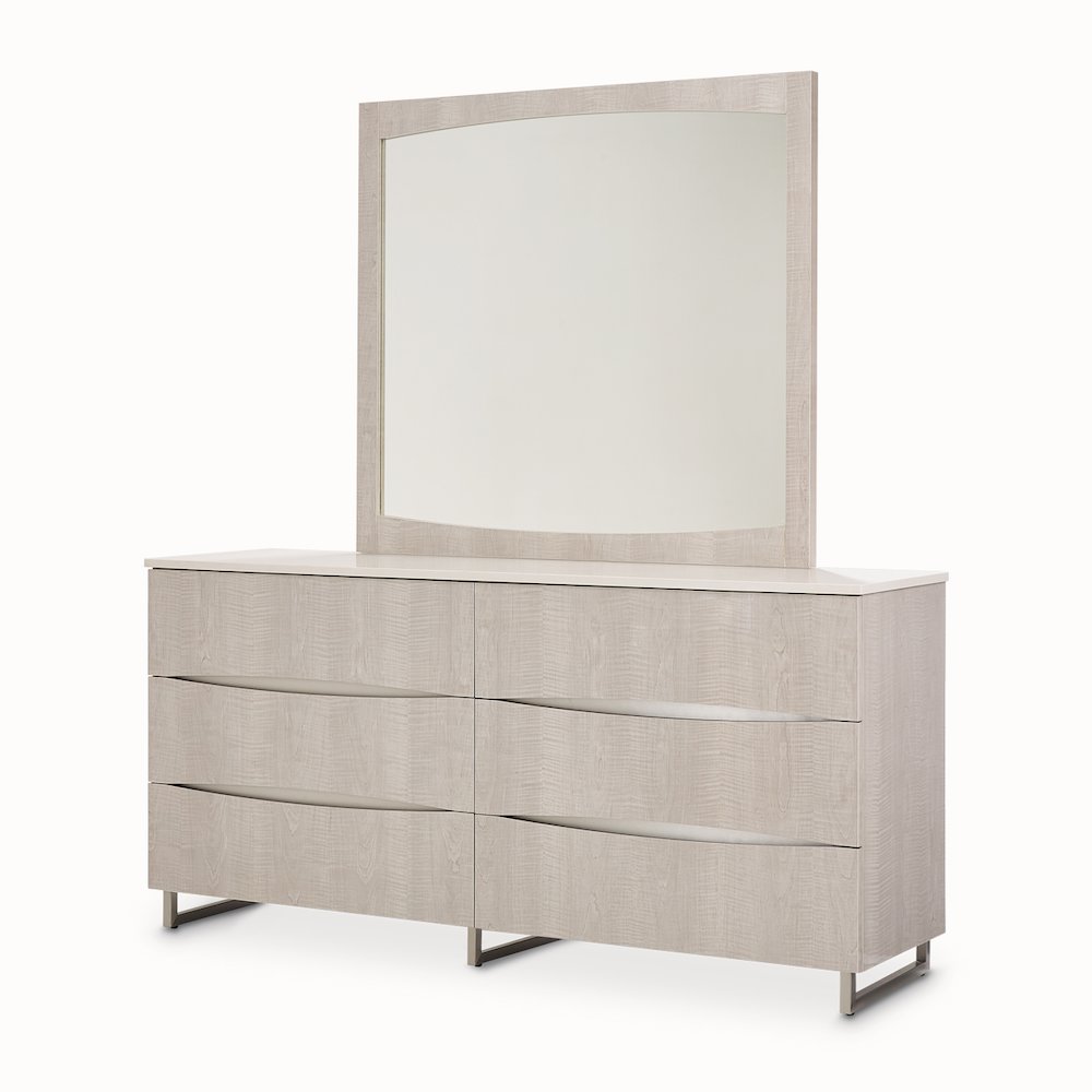 Marin Mirror - Greige