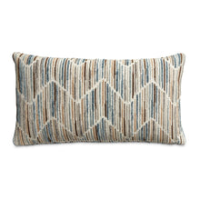 Renue Augusta 13" x 24" Chenille Throw Pillow, Set of 2 - Vapor Blue