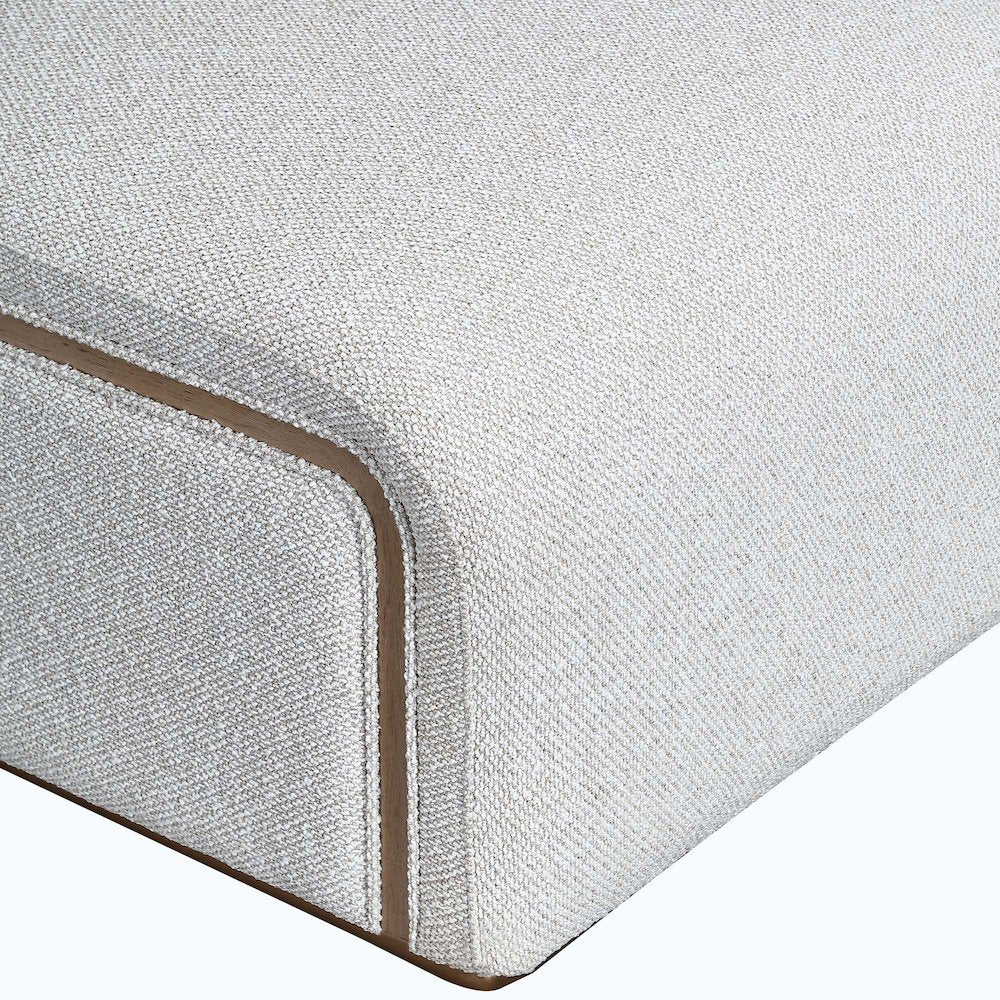 West Kensington Chaise - Buff/Seal Salt Caramel