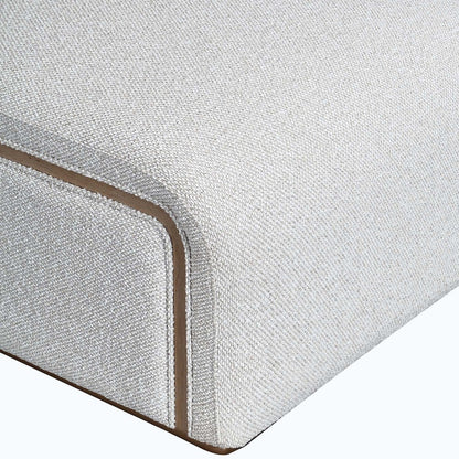 West Kensington Chaise - Buff/Seal Salt Caramel