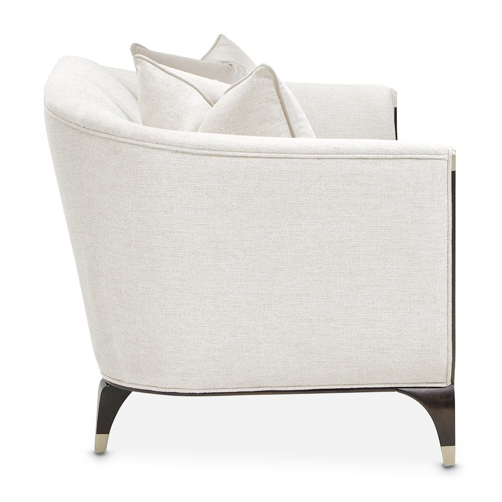 Paris Chic Loveseat - Cremini/Espresso