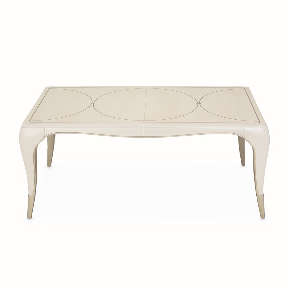 London Place Rectangular Dining Table - Creamy Pearl