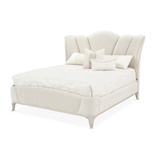 La Marisia Upholstered Queen Bed - Tranquil/Champagne Gold