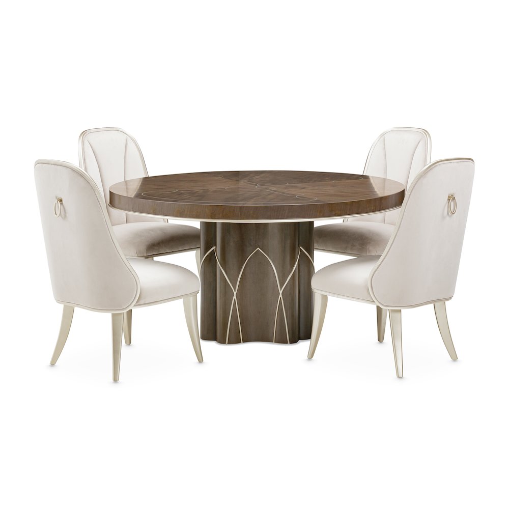 Villa Cherie Round Dining Table - Hazelnut