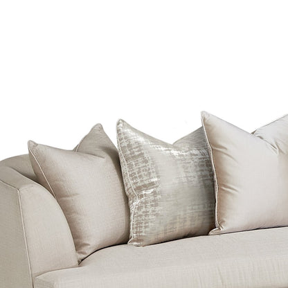 Malibu Crest 3-Piece Sofa - Pearl/Chardonnay