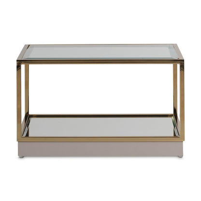Savannah Breeze Short Cocktail Table, Set of 2 - Bright Gold