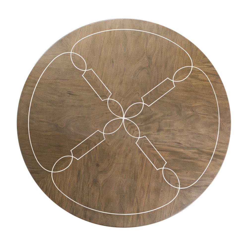 Villa Cherie Round Dining Table - Hazelnut