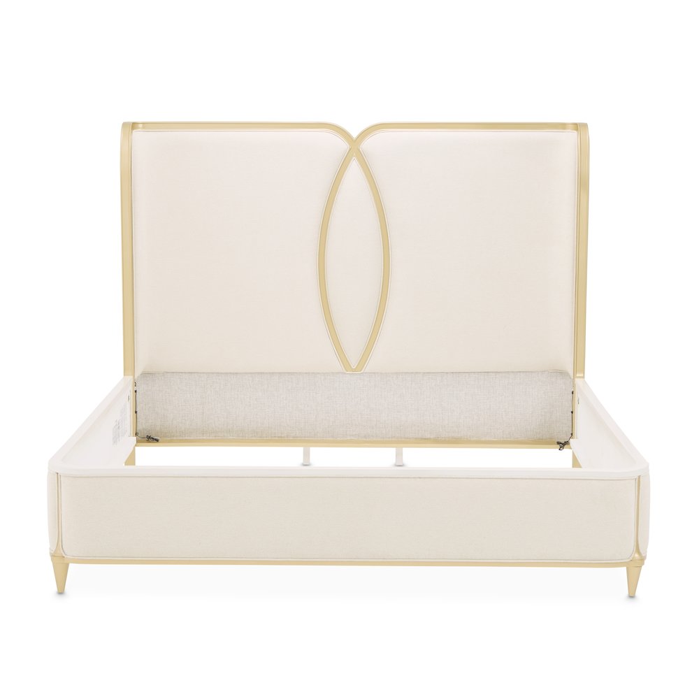 Scotts Square Queen Bed - Light Champagne