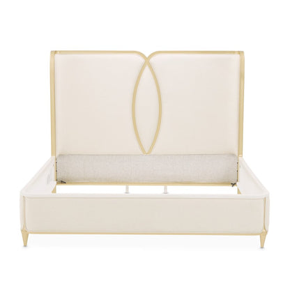Scotts Square Queen Bed - Light Champagne