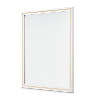 Palm Gate Wall Mirror - Cloud White