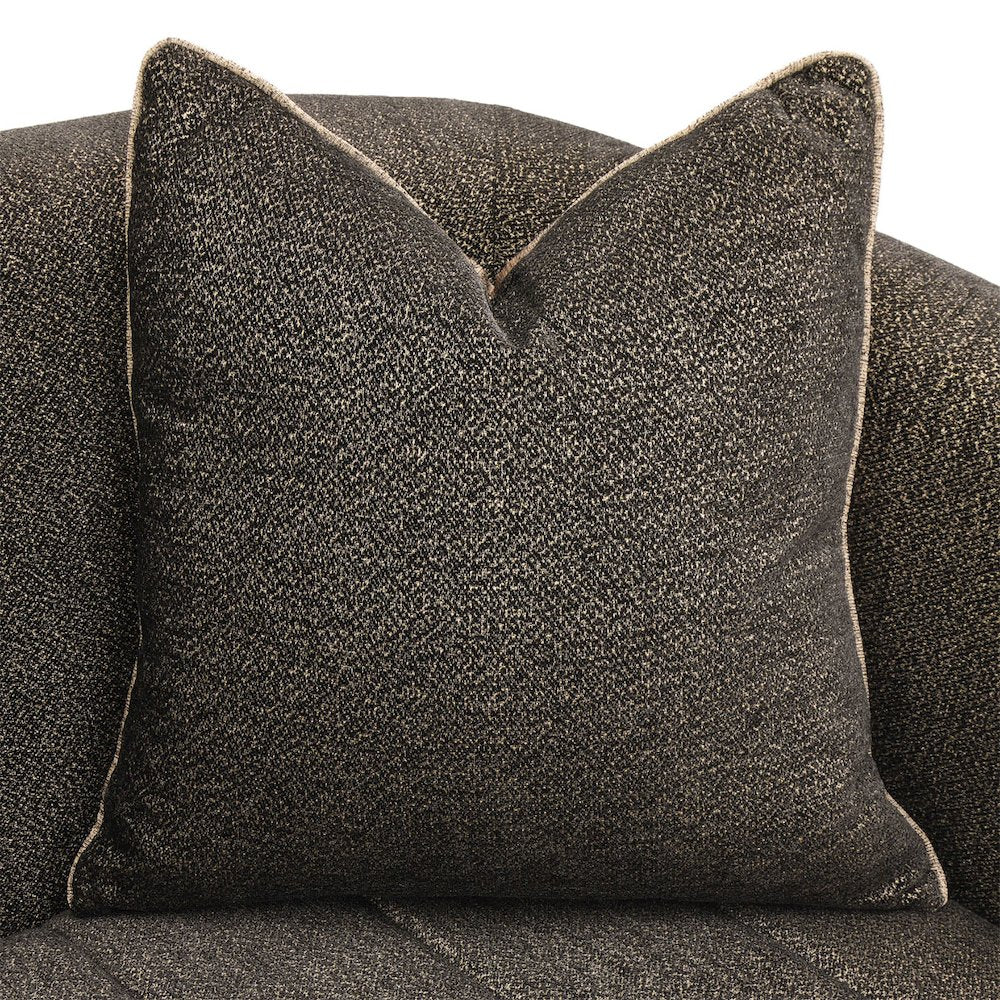 Lisbon Loveseat - Onyx/Gold